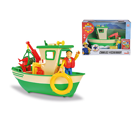 Sam Charlies Fischerboot mit Figur 109251074