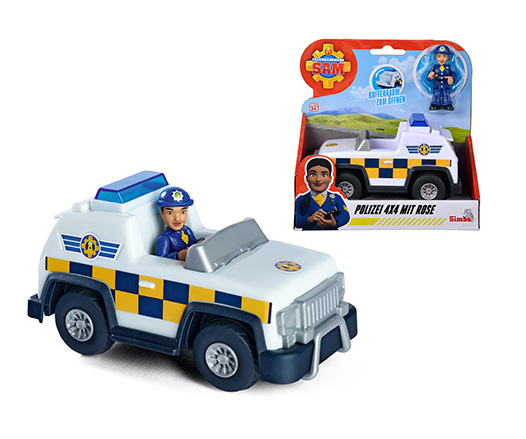 Sam Polizei 4x4 mit Rose Figur 109252508