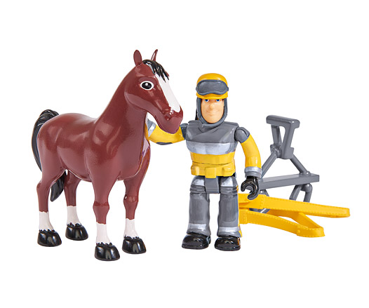 Sam Phoenix mit Figur und Pferd 109258280
